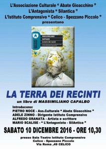 Presentazione "La terra dei recinti" @ Sala teatro Istituto Comprensivo Celico - Spezzano Piccolo (CS) | Celico | Calabria | Italia